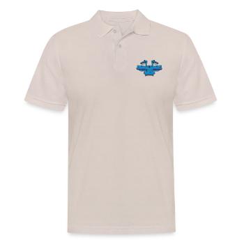 A background controllers - Men's Polo Shirt - beige - Front - Nico (186cm)