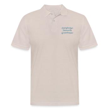 Everybodys favourite greenkeeper funny t - Men's Polo Shirt - beige - Front - Nico (186cm)