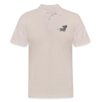 Mouse exhausted sad desperately tired suffering sweet - Men's Polo Shirt - beige - Front - Nico (186cm)