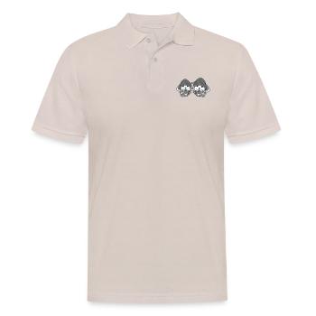 2 Bunnies Chevalier Épée Bouclier Armure Casque Héros - Polo Homme - beige - Devant - Nico (186cm)