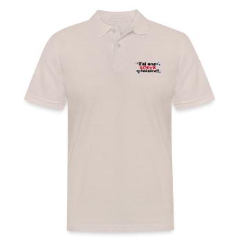mA SOEUR déchire - Polo Homme - beige - Devant - Nico (186cm)