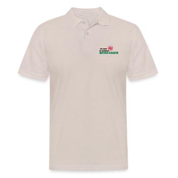 Ich sage ja zu Schorle! - Männer Poloshirt - Beige - Vorne - Nico (186cm)