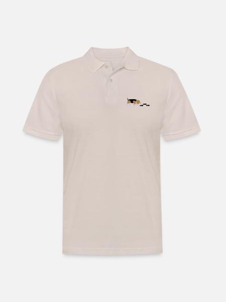 Beagle Mantrailer - Men's Polo Shirt - beige