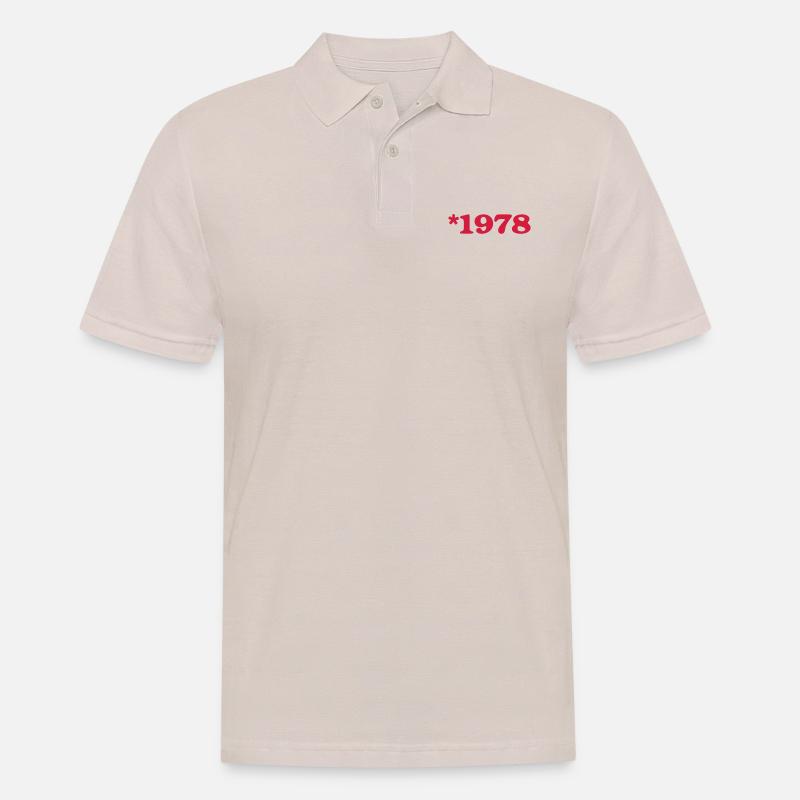 Anniversaire - né en 1978 * - Polo Homme - beige