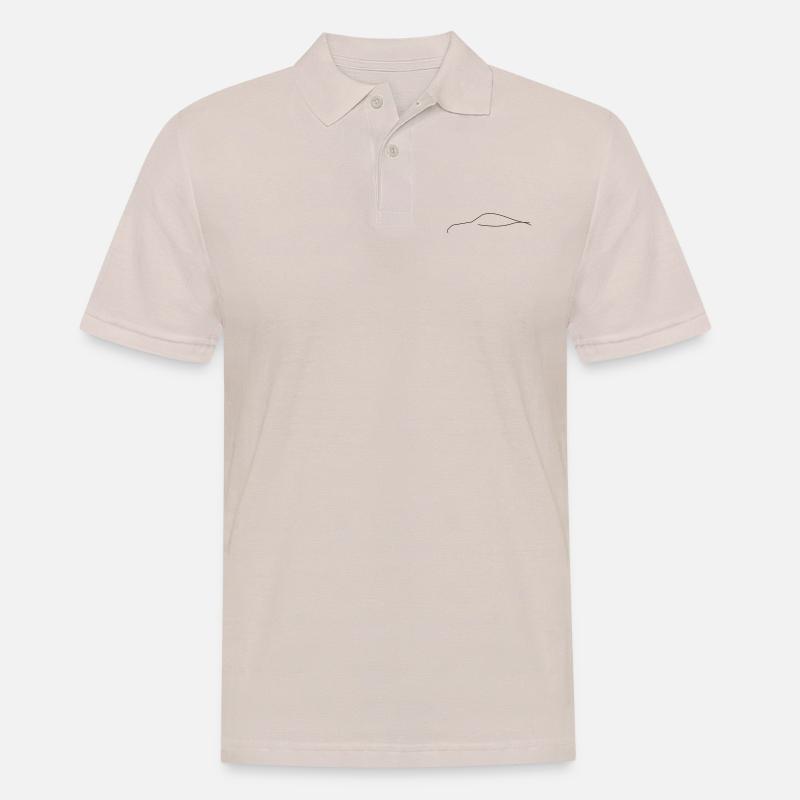 Auto - Männer Poloshirt - Beige