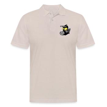 MZ ETS 250 Trophy Sport Old-Mobile - Männer Poloshirt - Beige - Vorne - Nico (186cm)