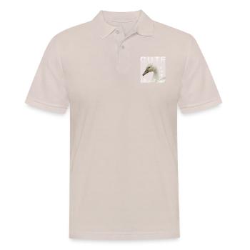 little swan cute young mute swan - Men's Polo Shirt - beige - Front - Nico (186cm)
