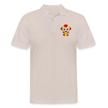 Astro Jaune - Polo Homme - beige - Devant - Nico (186cm)
