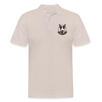 Minibullterrier - mein Seelenhund - Männer Poloshirt - Beige - Vorne - Nico (186cm)