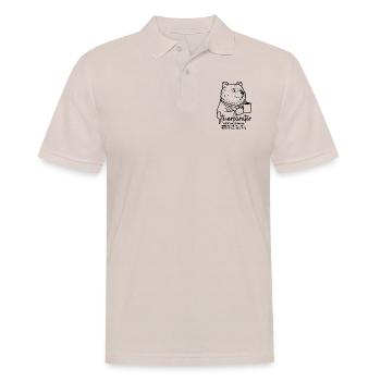 Steuerberater Bär Kaffeetasse Kaffee Steuerbärater - Männer Poloshirt - Beige - Vorne - Nico (186cm)
