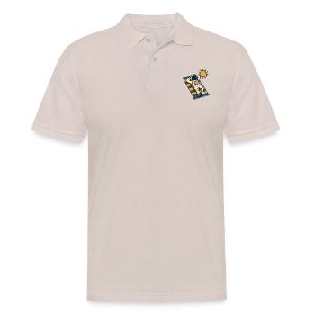Astronaut - Men's Polo Shirt - beige - Front - Nico (186cm)