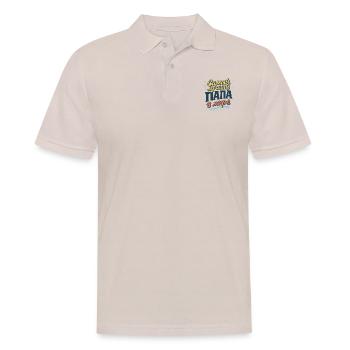 Самый лучший папа в мире - Männer Poloshirt - Beige - Vorne - Nico (186cm)