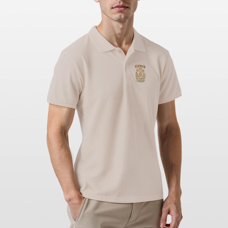 Werde bitter oder werde besser Männer Poloshirt