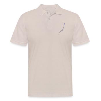 isar_girl_black - Männer Poloshirt - Beige - Vorne - Nico (186cm)