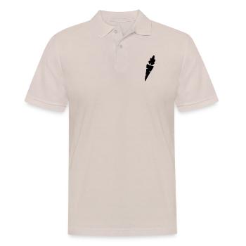 karotte / carrot - Männer Poloshirt - Beige - Vorne - Nico (186cm)