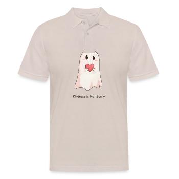 La gentillesse n’est pas effrayante - Sweet Anime Ghost - Polo Homme - beige - Devant - Nico (186cm)