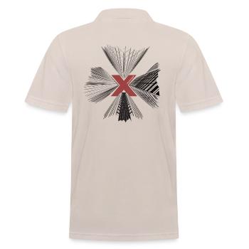 Skyscraper, Hochhaus, Skyline, NYC - Men's Polo Shirt - beige - Back - Nico (186cm)