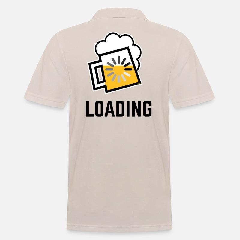 XLoading (P) - Männer Poloshirt - Beige