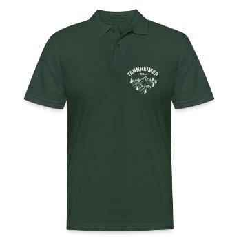 Tannheimer Tal Berglandschaft - Männer Poloshirt - Tannengrün - Vorne - Nico (186cm)