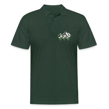 Alpen Edelweiß - Männer Poloshirt - Tannengrün - Vorne - Nico (186cm)
