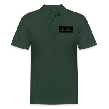 U.S./USA Tactical Flag - Men's Polo Shirt - forest green - Front - Nico (186cm)