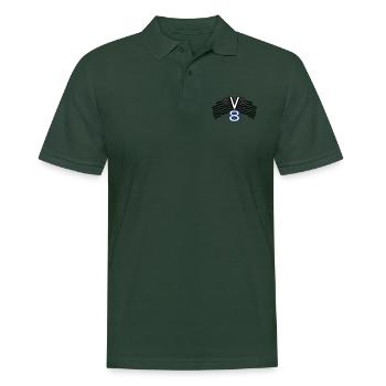 V8,Muscle Car,Garage,Car,Tuning,USA(25) - Men's Polo Shirt - forest green - Front - Nico (186cm)