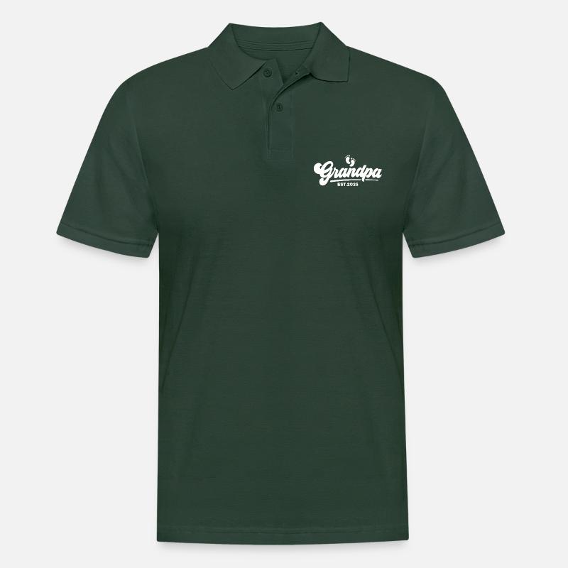 Opa 2025 - Männer Poloshirt - Tannengrün