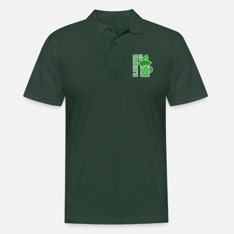 St. Patrick Day 2025 - Männer Poloshirt - Tannengrün