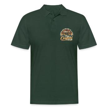 1961 Vintage Vintage Rétro Cadeau d’anniversaire - Polo Homme - vert sapin - Devant - Nico (186cm)