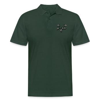 Tentakel Kraken Monster aufgerissens Shirt Alien - Männer Poloshirt - Tannengrün - Vorne - Nico (186cm)