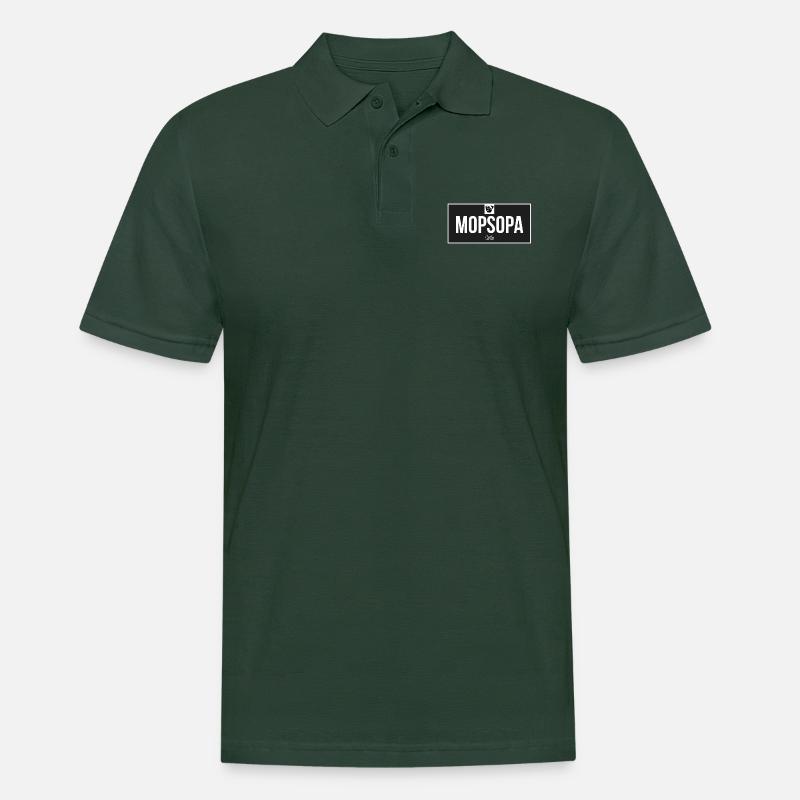 Mopsopa - Männer Poloshirt - Tannengrün