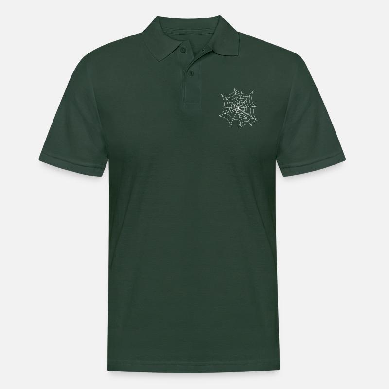 Netz 2 - Männer Poloshirt - Tannengrün