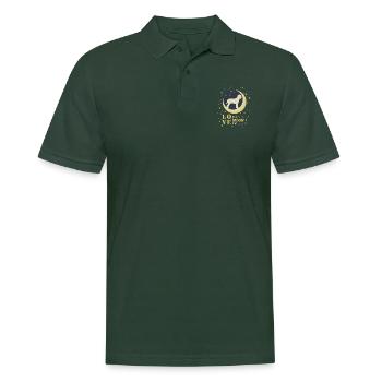 chien chien truffier italien t-shirt cadeau - Polo Homme - vert sapin - Devant - Nico (186cm)