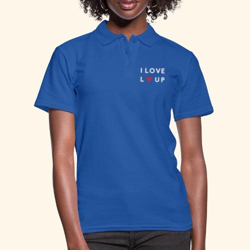 I LOVE LOUP (lettres claires) - Polo Femme