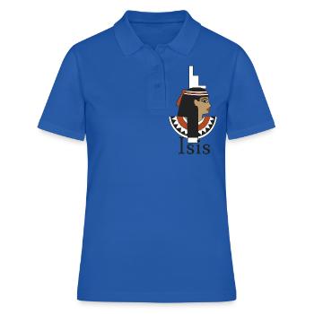 Isis Göttin des Universums - Frauen Polo Shirt - Royalblau - Vorne - Ailine (174cm)