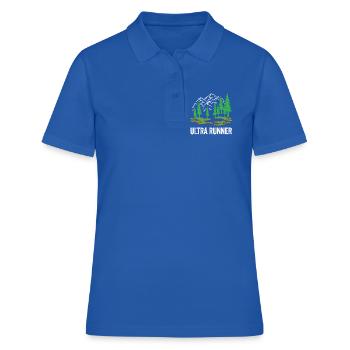 Ultra coureur - Polo Femme - bleu royal - Devant - Ailine (174cm)
