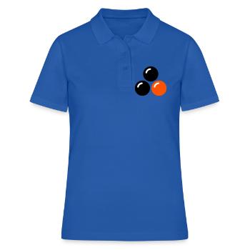 Tischtennisbälle Tischtennis Verein Ping Pong - Frauen Polo Shirt - Royalblau - Vorne - Ailine (174cm)