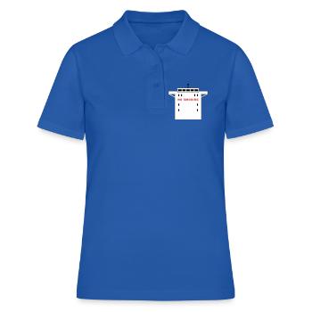 INTERDICTION DE FUMER - Absence de fumée Sécurité du navire - Polo Femme - bleu royal - Devant - Ailine (174cm)