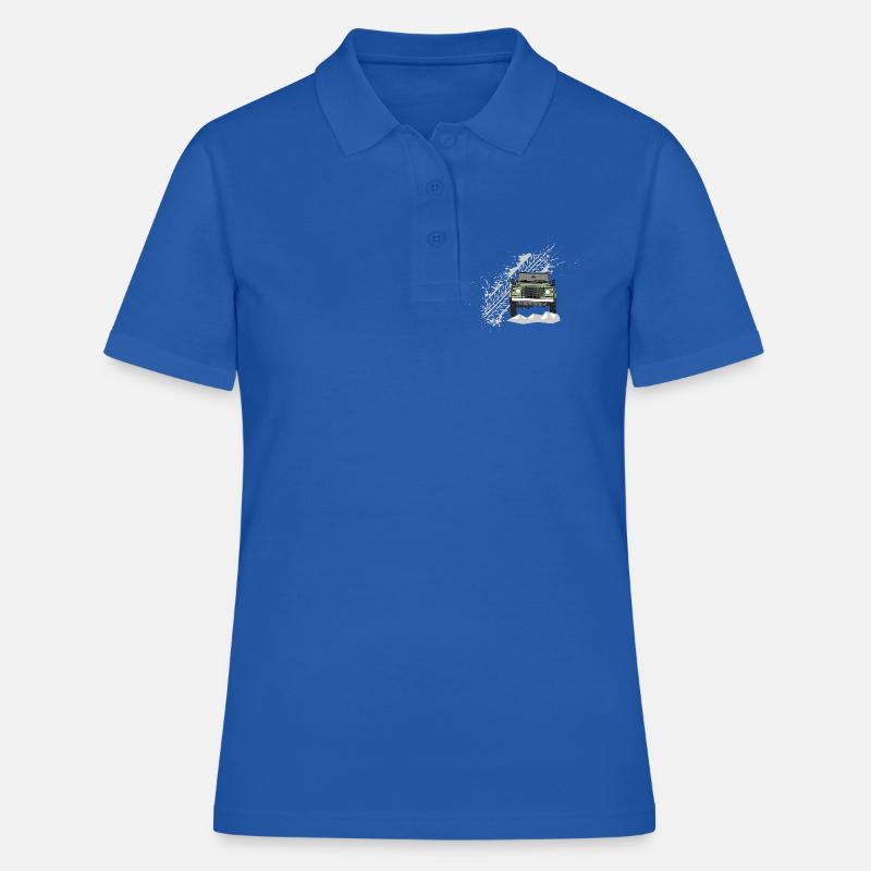 Defender Splash Front - Polo Femme - bleu royal