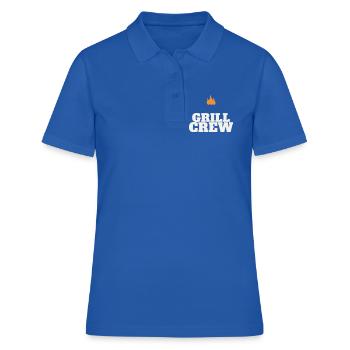 Équipe de grillage barbecue grillé Grill Master Team Fête des pères - Polo Femme - bleu royal - Devant - Ailine (174cm)