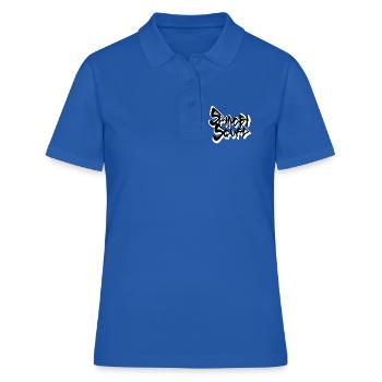 Logo 5hinobi 5quad - Polo Femme - bleu royal - Devant - Ailine (174cm)