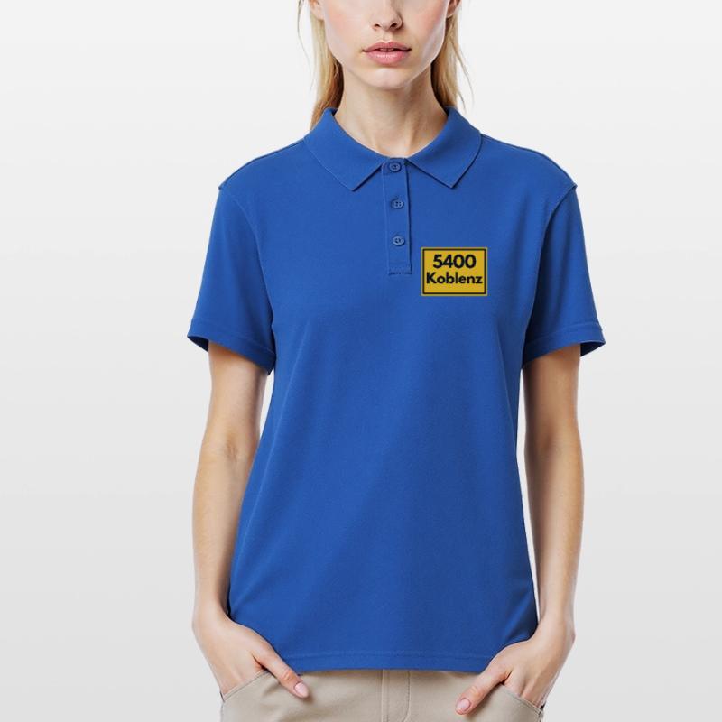OLD POSTCODE POSTCODE RETRO 5400 KOBLENZ GERMAN Women's Polo Shirt