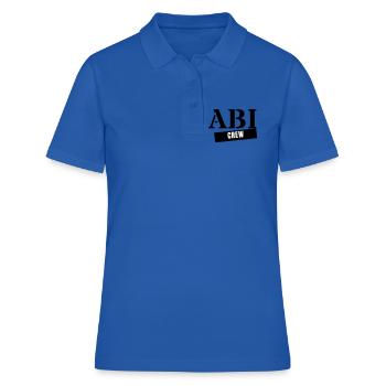 Abi Crew - Année de remise des diplômes de l’Abitur Voyage de l’Abitur - Polo Femme - bleu royal - Devant - Ailine (174cm)