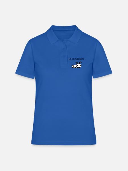 Et ça redémarre ! - Polo Femme - bleu royal