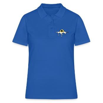 Fried Eye – Sunny Side Creepy - Frauen Polo Shirt - Royalblau - Vorne - Ailine (174cm)