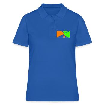 Restez sur la balle! - Polo Femme - bleu royal - Devant - Ailine (174cm)