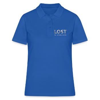 Lost In Translation - Übersetzung, Sprache - Frauen Polo Shirt - Royalblau - Vorne - Ailine (174cm)