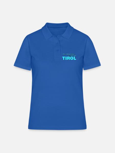 Therapie TIROL - Frauen Polo Shirt - Royalblau