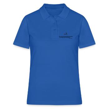 Technologie Magie Scooter - Frauen Polo Shirt - Royalblau - Vorne - Ailine (174cm)