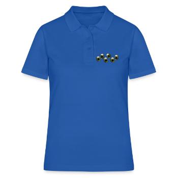 Bière, Bière, Verre de bière, Tasse de bière - Polo Femme - bleu royal - Devant - Ailine (174cm)